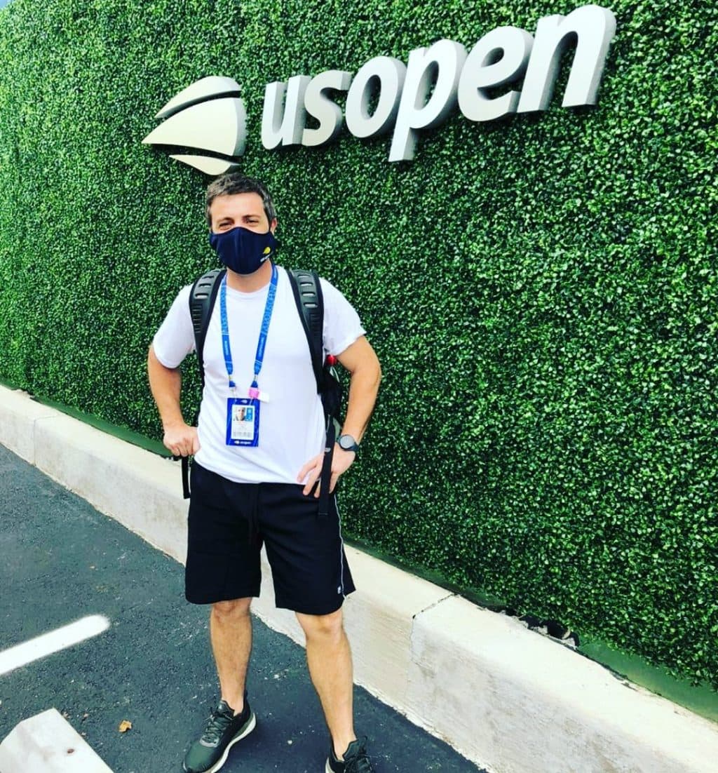 Juan Pablo Pagano at the 2020 US Open
